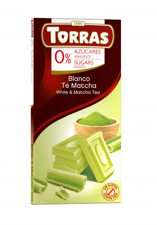 Czekolada biała _ herbata Matcha bez dodatku cukru Torras 75g.jpg