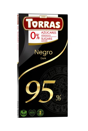 Czekolada gorzka 95� kakao bez dodatku cukru Torras 75g.jpg