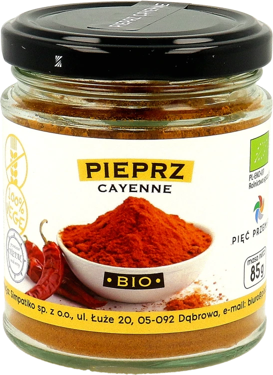 Pieprz cayenne BIO w szklanym słoiku.png
