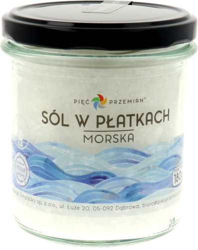 Sól morska w płatkach biała 180 g  .png