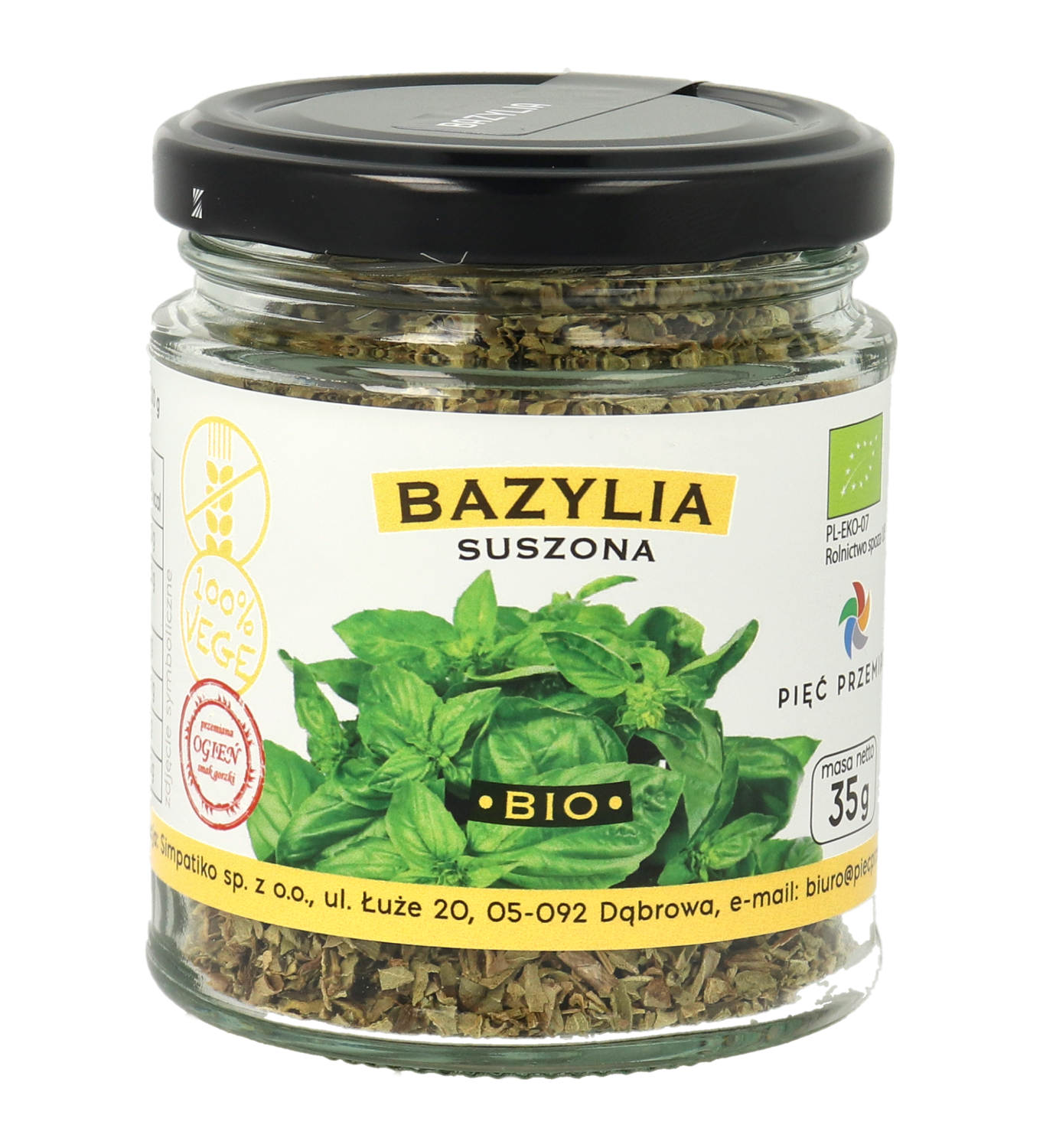 Bazylia suszona BIO 35 g