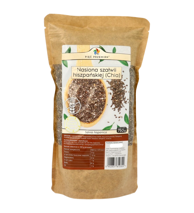 Nasiona szałwii hiszpańskiej (Chia) torebka 750g.png