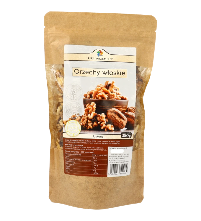 Orzechy włoskie łuskane torebka 350g.png