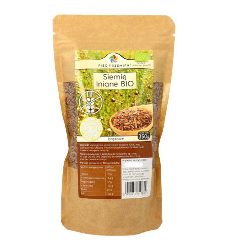 Siemię lniane BIO brązowe torebka 350g.png