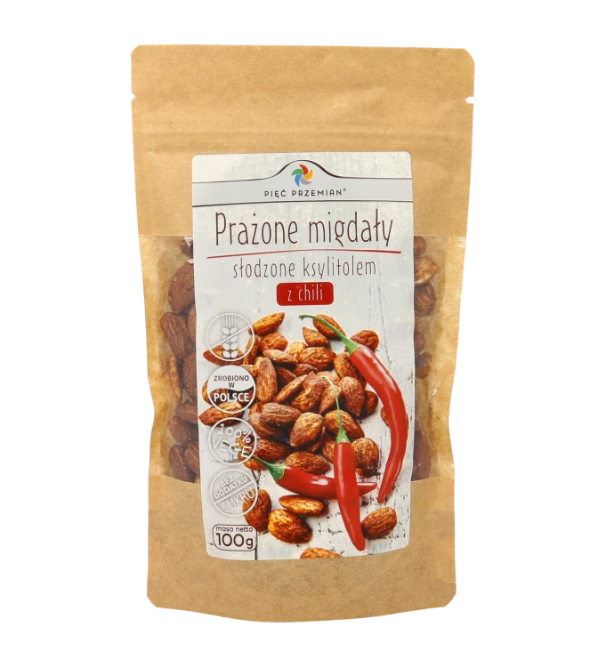 Prażonme midgały słodzone ksylitolem z chili torebka 100g.png
