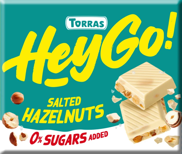 Czekolada biała z orzechami laskowymi i solą morską bez dodatku cukru Hey Go! Torras 60g.jpg