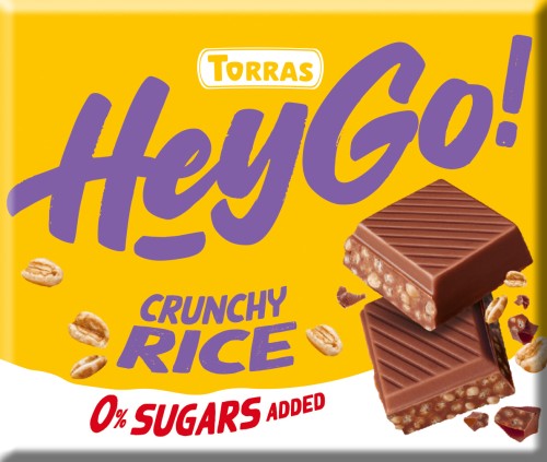 Czekolada mleczna crunchy z chrupiącym ryżem bez dodatku cukru Hey Go! Torras 60g.jpg