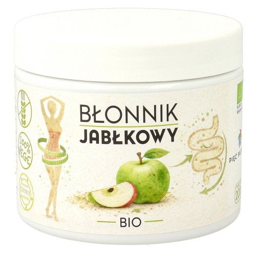 Błonnik jabłkowy BIO w białym pojemniki.jpg