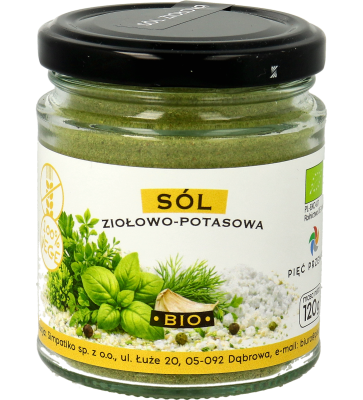 Sól ziołowo-potasowa BIO 120 g