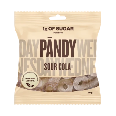 PANDY ŻELKI Sour Cola, 50 g