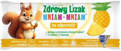 Zdrowy lizak Mniam-Mniam ananas