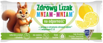 Zdrowy lizak Mniam-Mniam cytryna