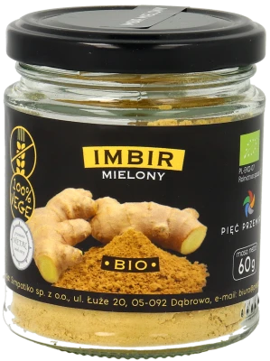 Imbir mielony BIO 60 g