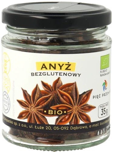 Anyż bezglutenowy BIO 35g w szklanym słoiku.png
