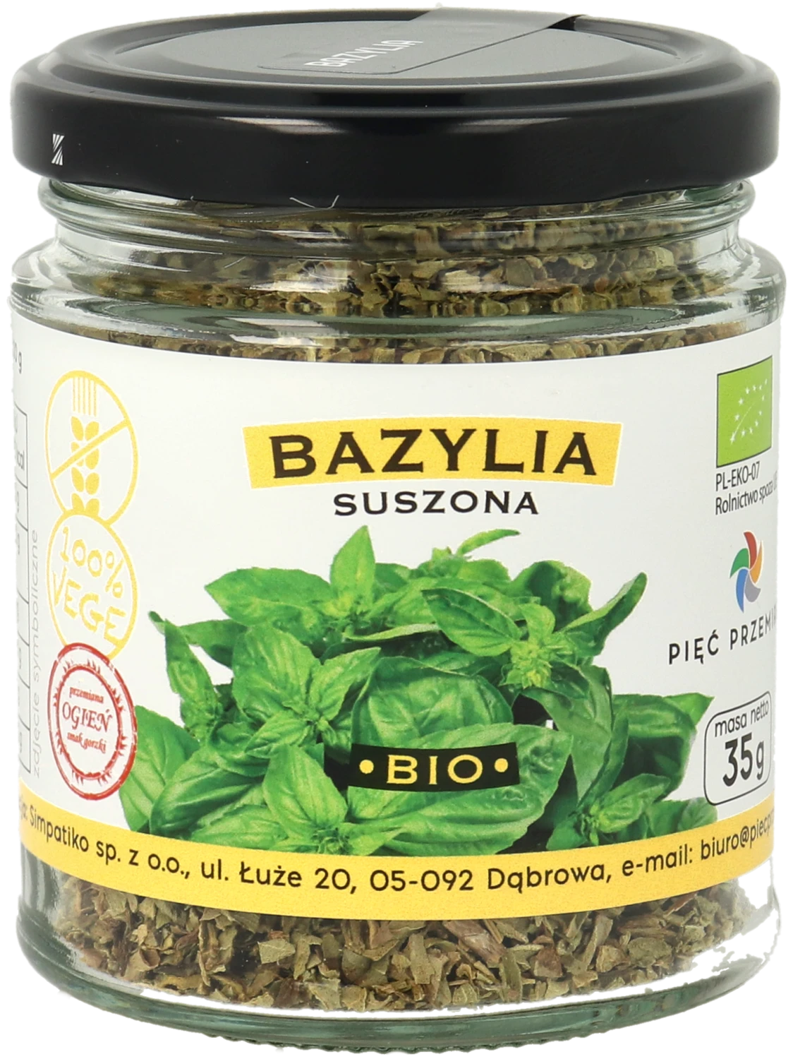 Bazylia suszona BIO 35 g