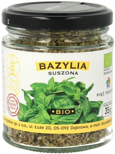 Bazylia suszona BIO 15g w szklanym słoiku.png