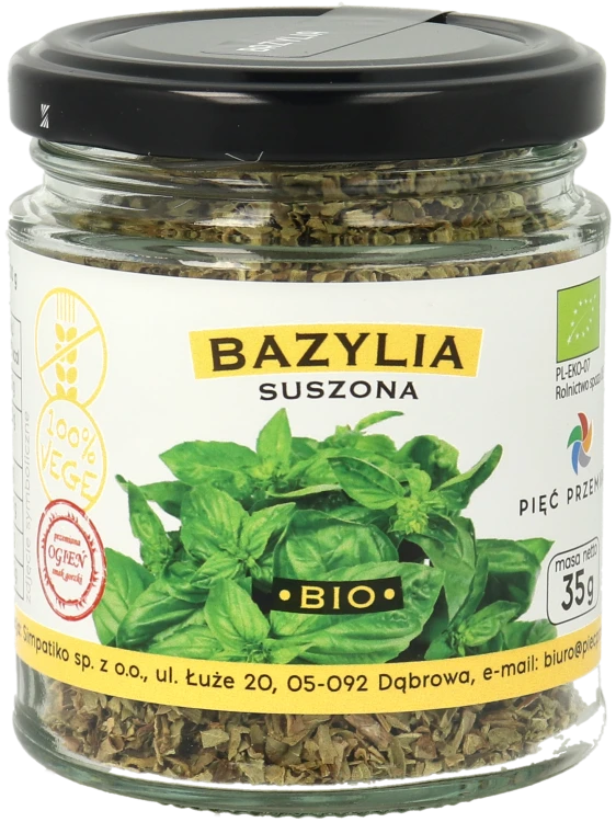 Bazylia suszona BIO 15g w szklanym słoiku.png
