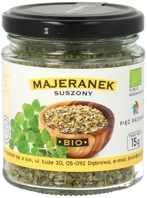 Majeranek suszony BIO 15 g 