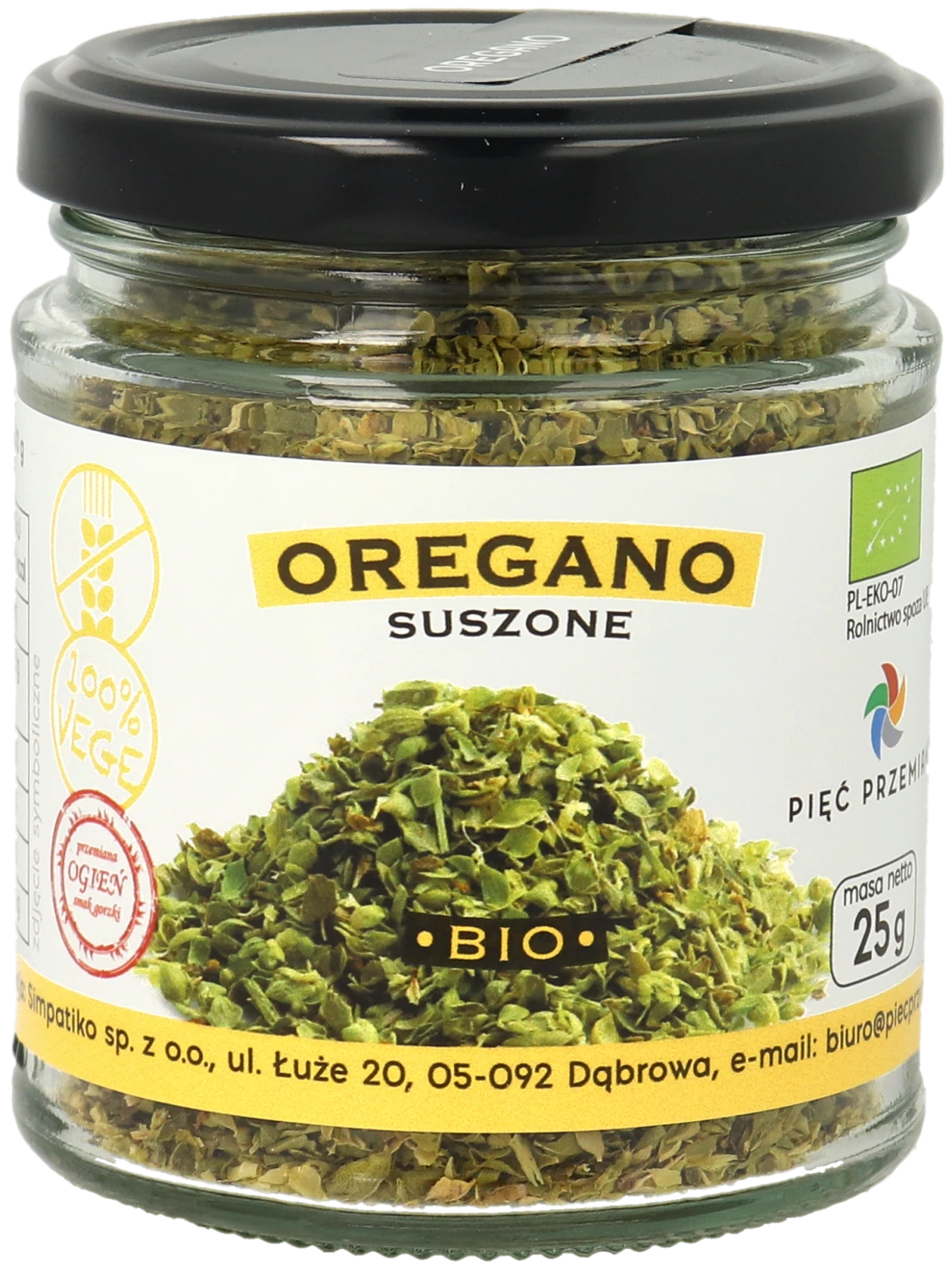 Oregano suszone BIO 25 g