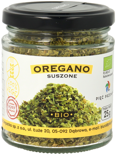 Oregano suszone BIO 25g w szklanym słoiku.png