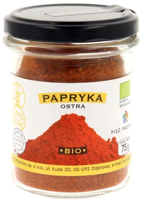 Papryka ostra mielona BIO 75 g 