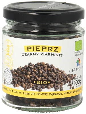 Pieprz czarny ziarnisty BIO 100 g