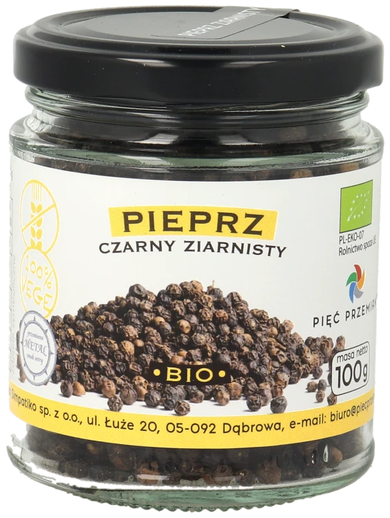 Pieprz czarny ziarnisty BIO 100g w szklanym słoiku.png