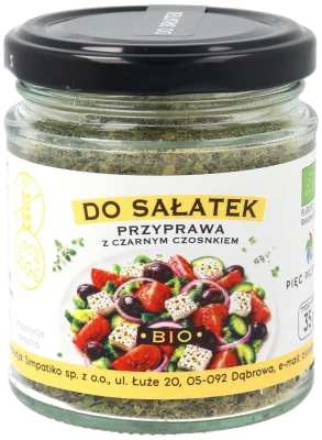 Przyprawa do sałatek z czarnym czosnkiem BIO 35 g 