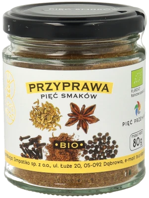 Przyprawa pięć smaków BIO 80 g