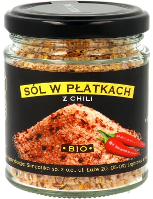 Sól himalajska w płatkach z chili BIO 85 g