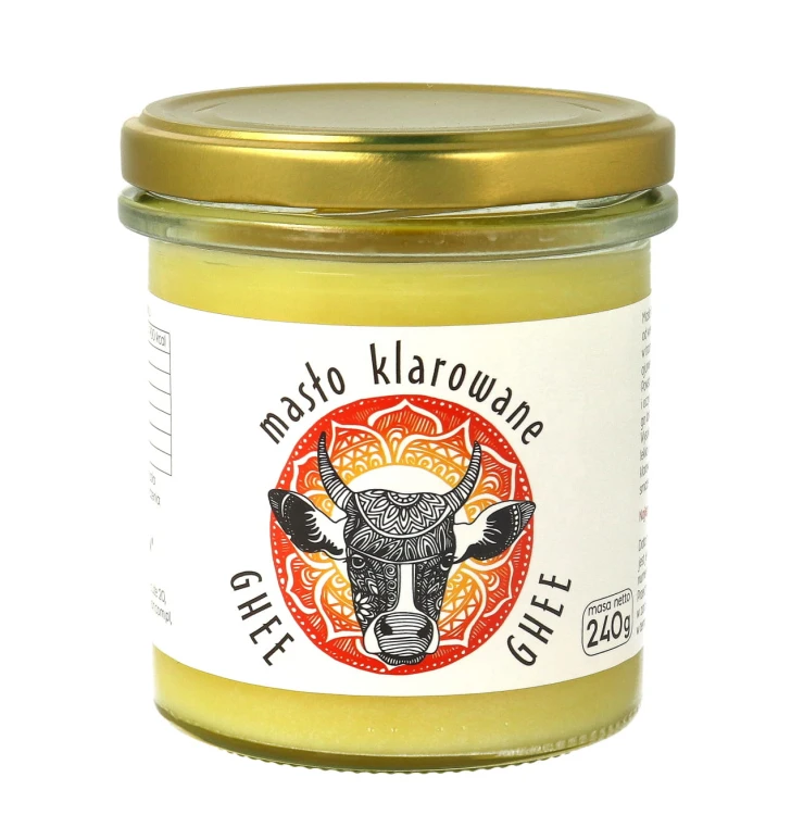 Masło klarowane w słoiki. Masa netto masła 240 g.jpg