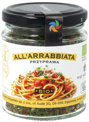 All'Arrabbiata przyprawa BIO 55 g