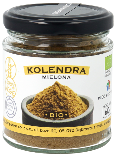 Kolendra mielona 60g w szklanym słoiku - 2.png