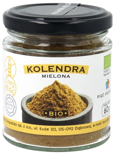 Kolendra mielona 60g w szklanym słoiku - 2.png