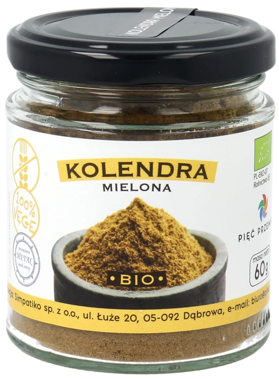 Kolendra mielona 60g w szklanym słoiku - 2.png