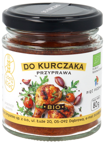 Przyprawa do kurczaka BIO 80g w szklanym słoiku - 5.png