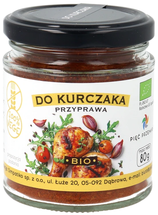 Przyprawa do kurczaka BIO 80g w szklanym słoiku - 5.png