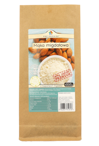 Mąka migdałowa PREMIUM bezglutenowa torebka 1000g.png