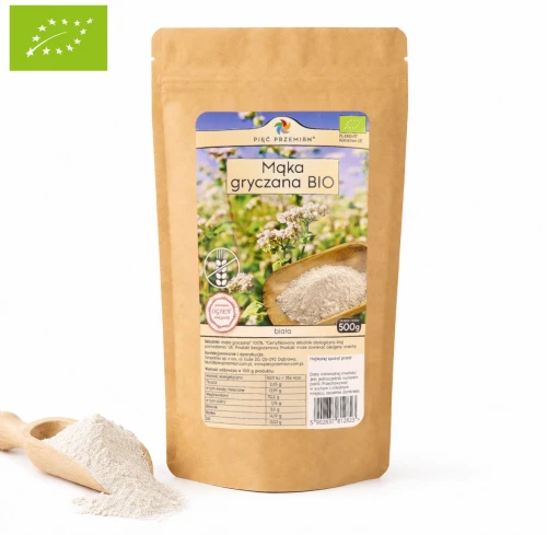 Mąka gryczana 500g - zdjęcie reklamowe.webp