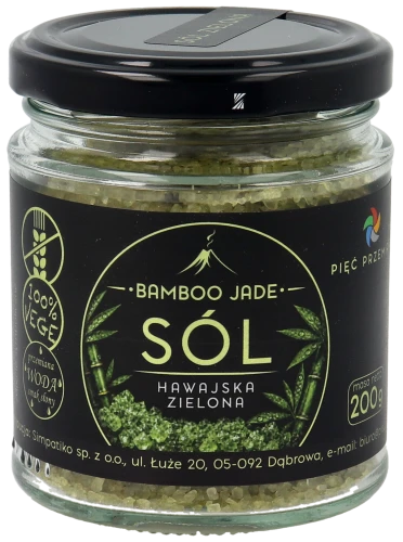 Sól Bamboo Jade zielona 1-2 mm 200 g w szklanym słoiku - 2.png