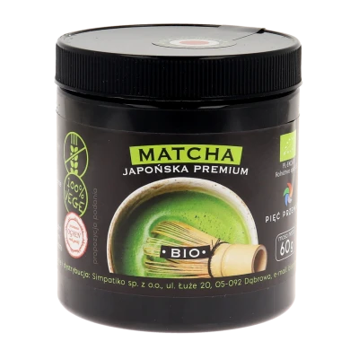 Matcha japońska premium BIO 60 g