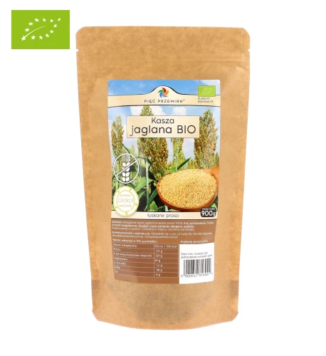 Kasza jaglana BIO bezglutenowa 900 g w torebce.webp