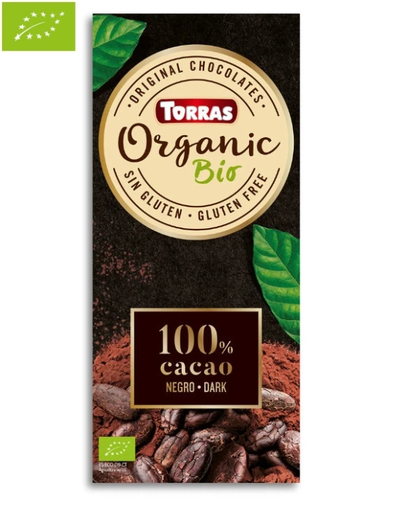 Czekolada gorzka 100% kakao BIO 100 g.webp
