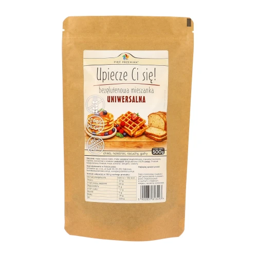 Mieszanka uniwersalna mąk bezglutenowych w papierowej torebce 500 g.webp