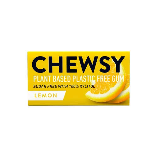 Chewsy guma do żucia cytrynowa z ksylitolem 15 g.webp