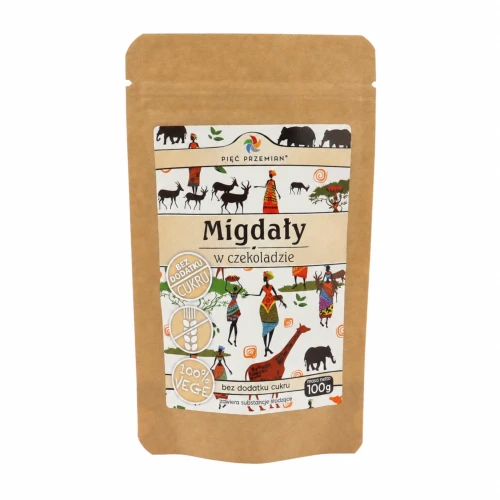 Migdały w czekoladzie bez dodatku cukru 100 g.webp