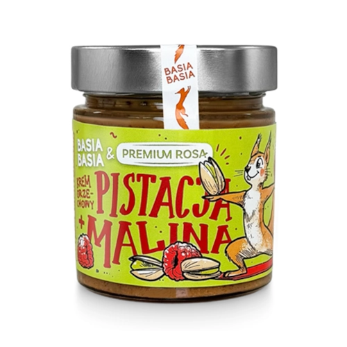 Krem orzechowy z pistacji i malin 195 g.webp