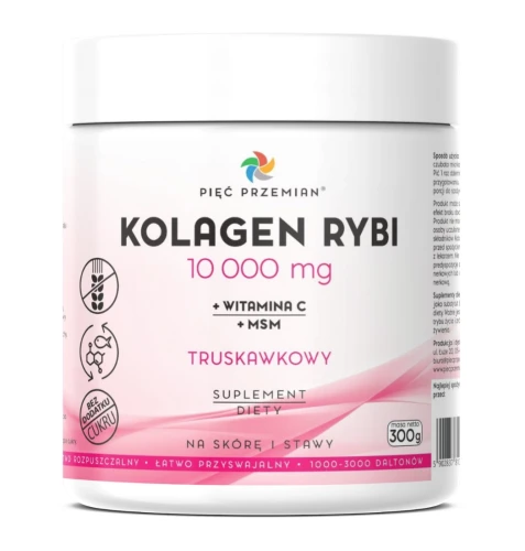 Kolagen rybi truskawkowy 300 g.webp