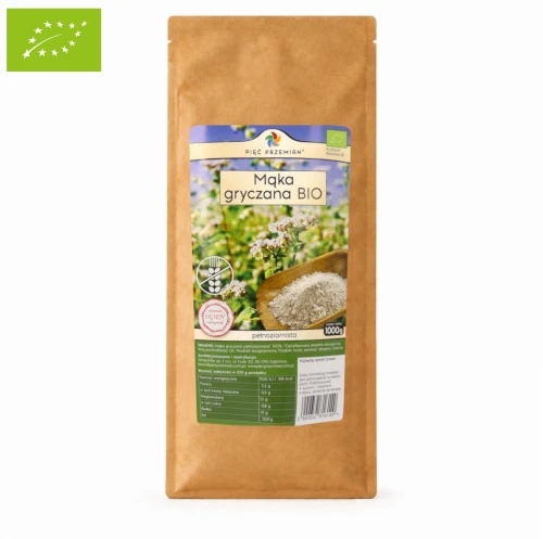 Mąka gryczana BIO pełnoziarnista bezglutenowa 1000 g.webp