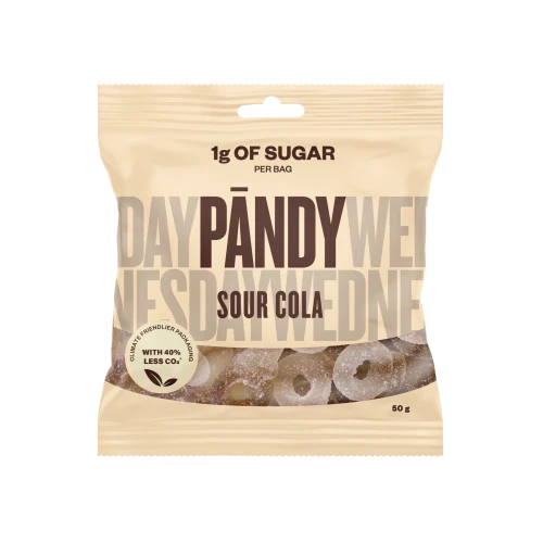 PANDY ŻELKI Sour Cola, 50 g.webp